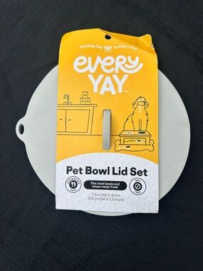 EVERY YAY-Pet Bowl Lid Set - Airtight Silicone Cover